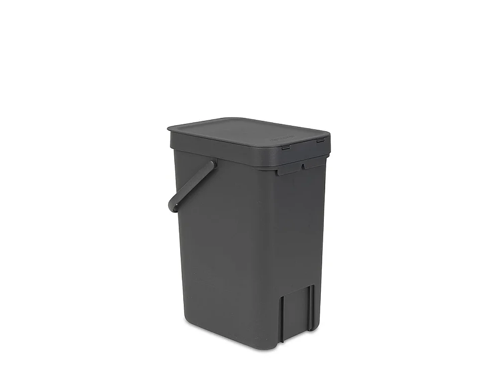 Bidone Brabantia Sort & Go 12L Grigio Scuro - 109805