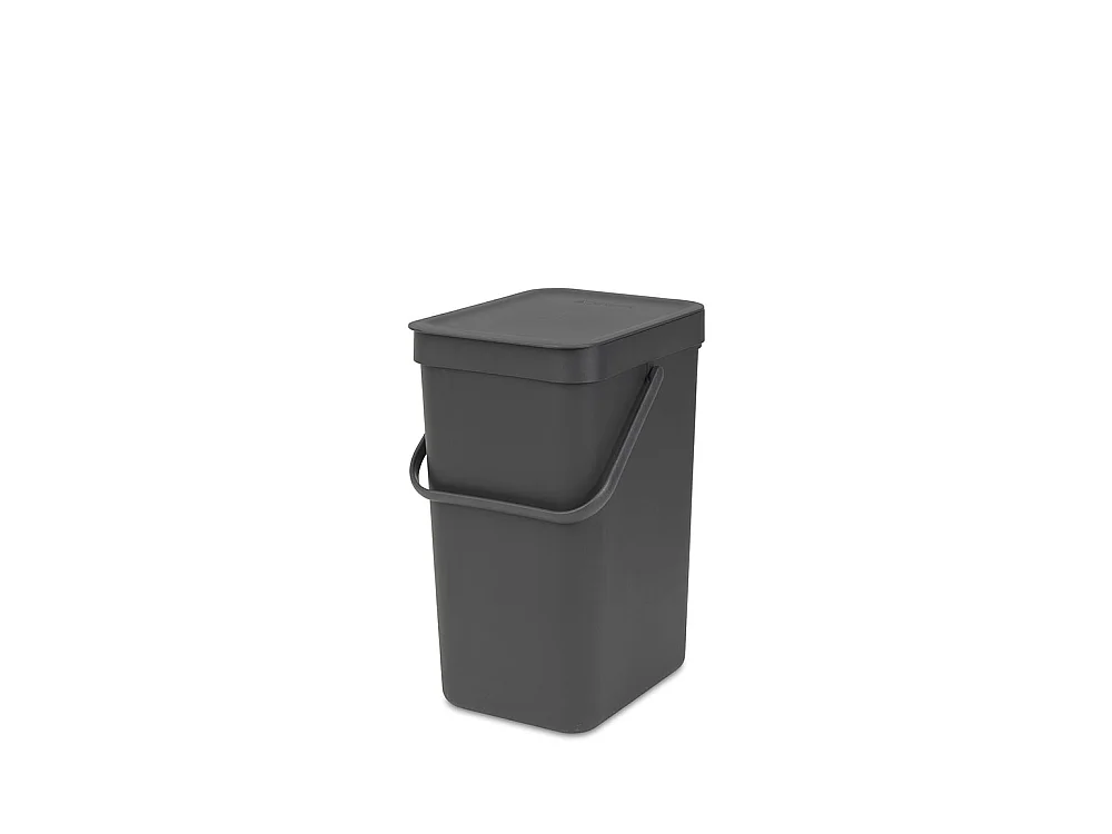 Brabantia Sort & Go Poubelle 12l gris foncé