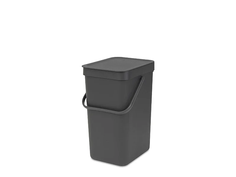 Cubo de basura Brabantia Sort & Go 12L Gris Oscuro - 109805