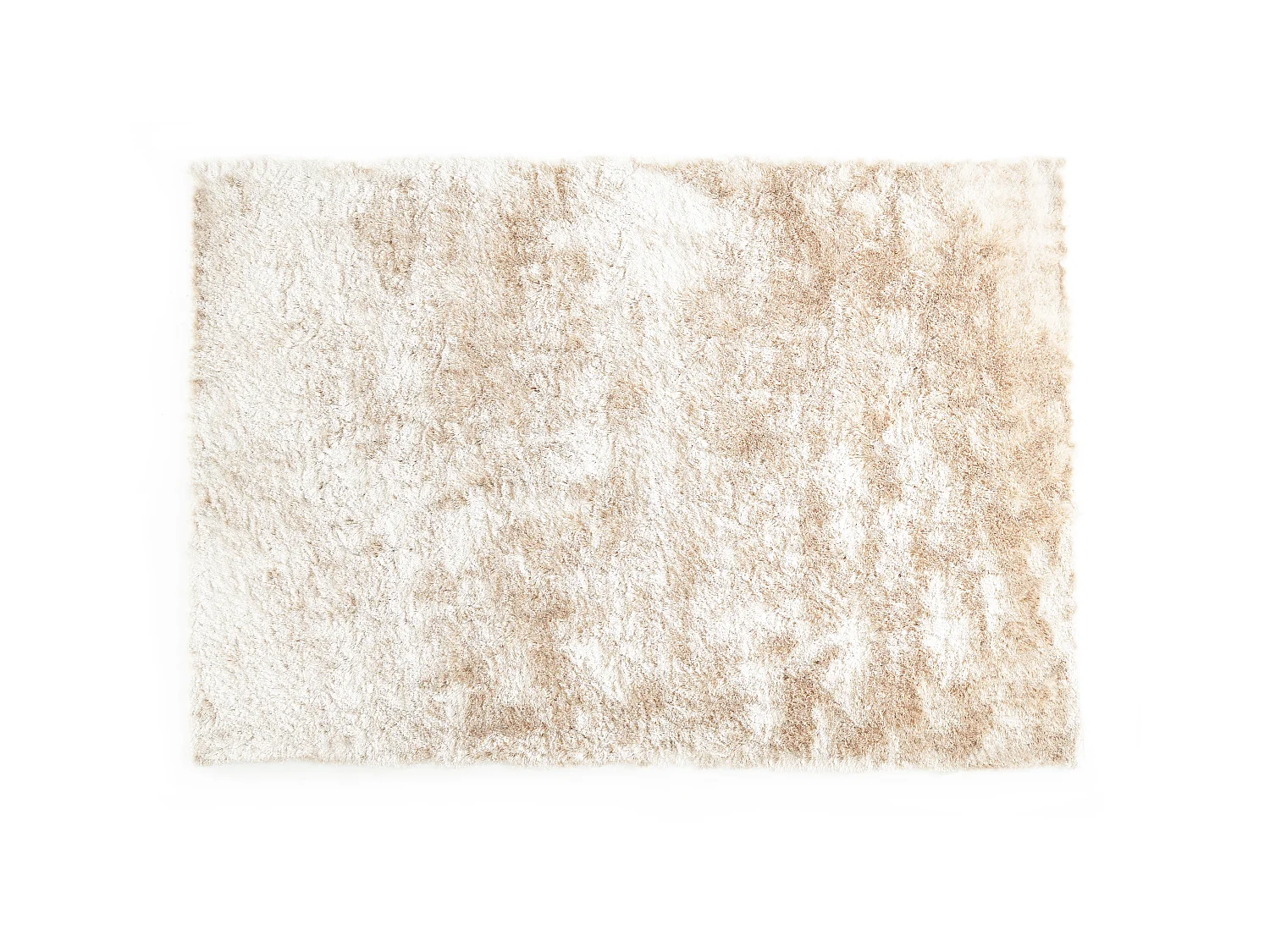 Tapis shaggy à poils longs ultra doux - 200 x 290 cm - Beige  - DOLCE