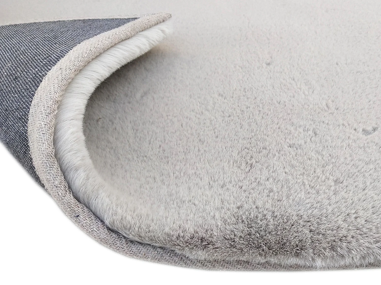 Langhåret shaggy-teppe med pelseffekt - 160 x 230 cm - Grå - BUNNY