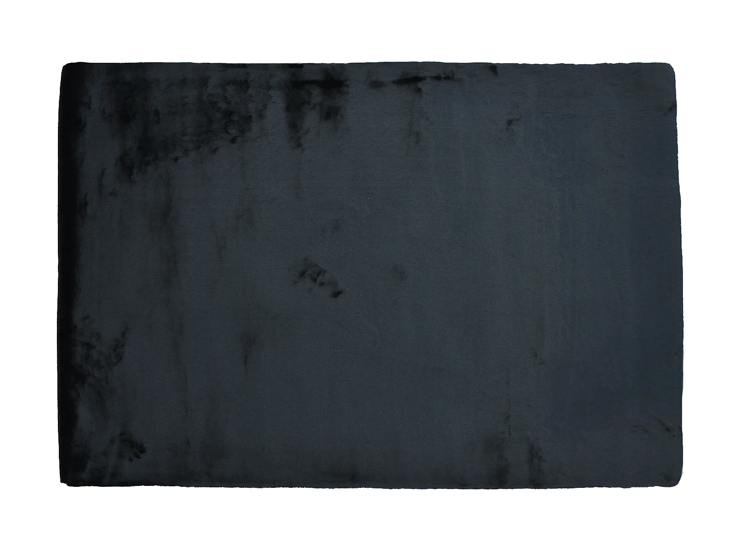 Hochflorteppich in Pelz-Optik - 160 x 230 cm - Schwarz - BUNNY