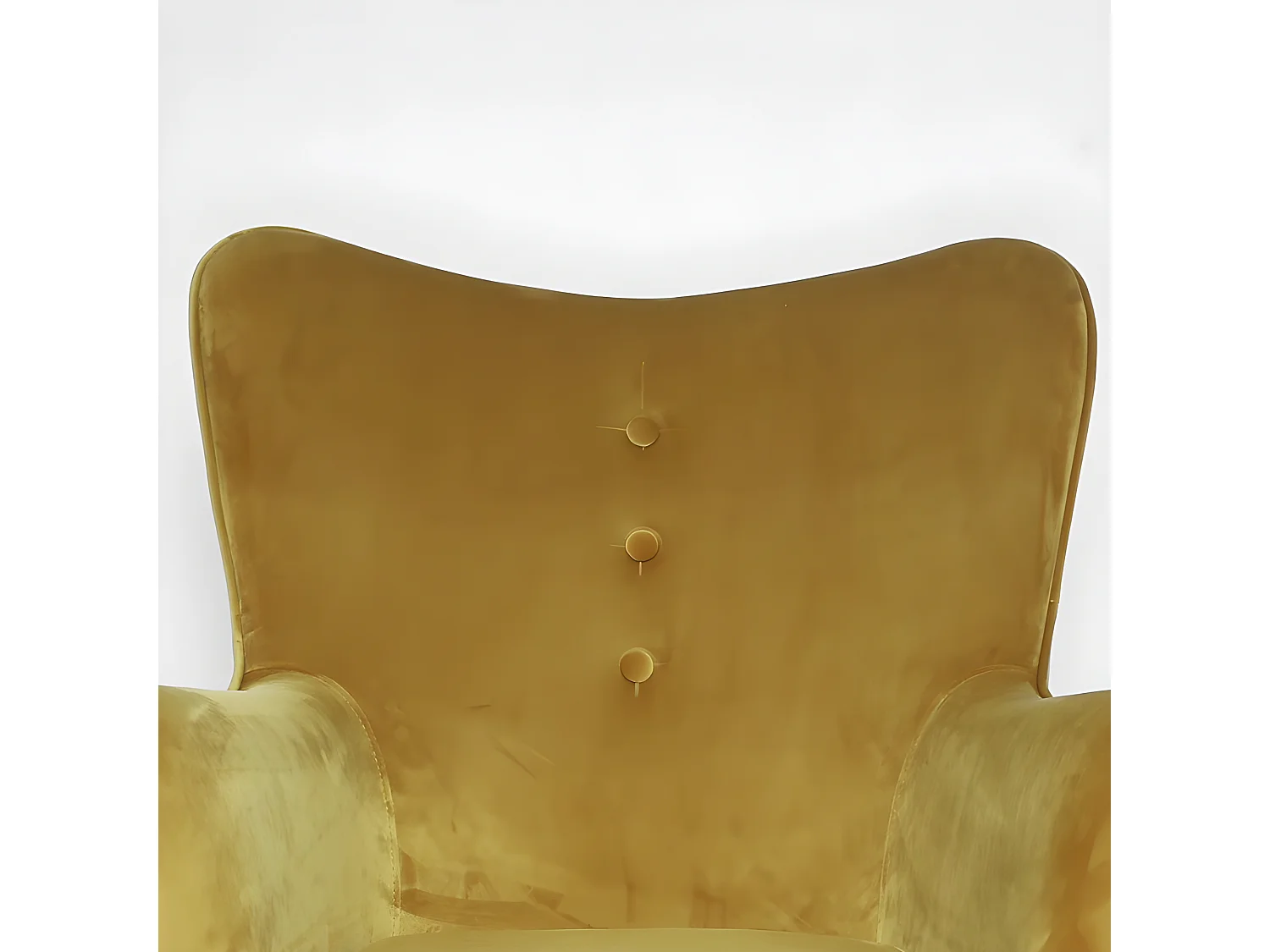 Fauteuil En Velours Design Zola - Couleurs - Jaune