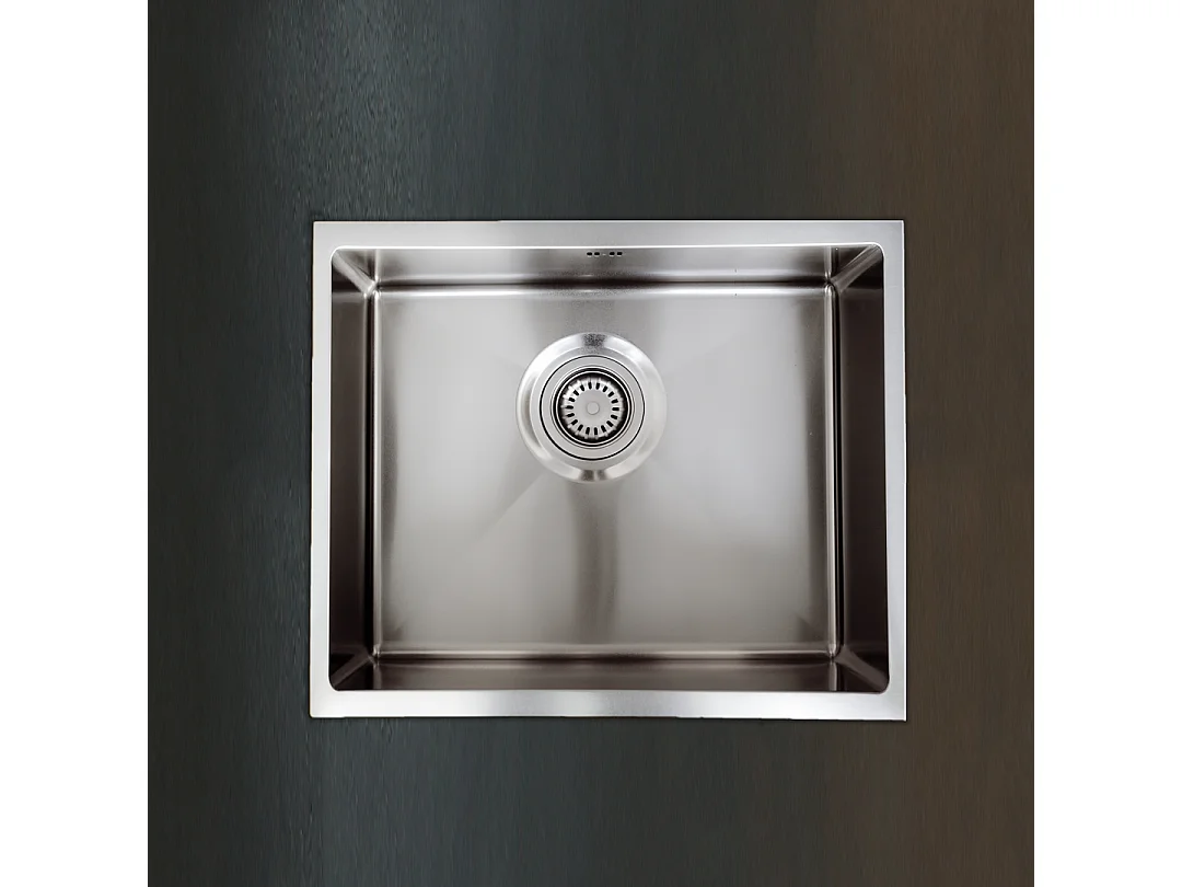 Luisa évier 1 cuve seule 55x45 en inox - Essebagno