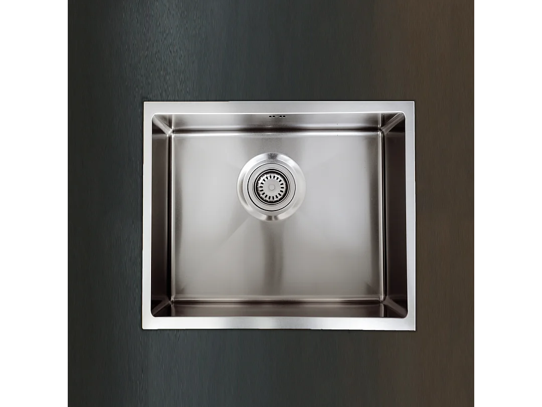 Luisa évier 1 cuve seule 55x45 en inox - Essebagno