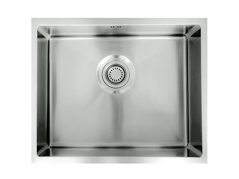 Luisa Fregadero 1 seno 55x45 en acero inoxidable Essebagno