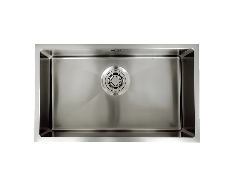 Luisa Lavatório 1 cuba individual grande 76x45 em aço inoxidável Essebagno