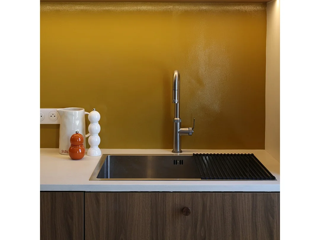 Luisa Fregadero 1 seno grande 76x45 en acero inoxidable Essebagno