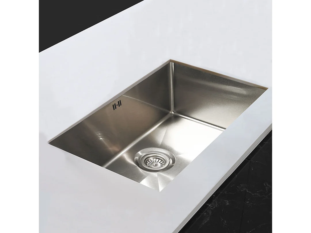 Luisa Fregadero 1 seno grande 76x45 en acero inoxidable Essebagno