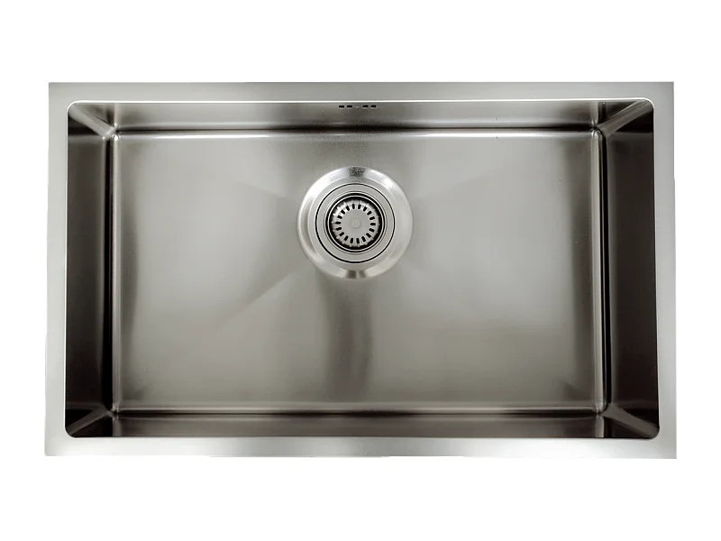 Luisa Lavatório 1 cuba individual grande 76x45 em aço inoxidável Essebagno