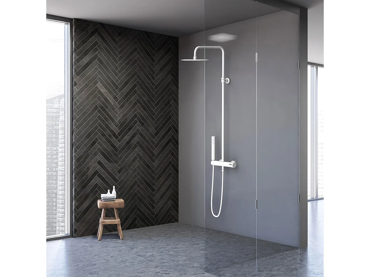 Luisa Duschsäule Mechanische Weiß Essebagno