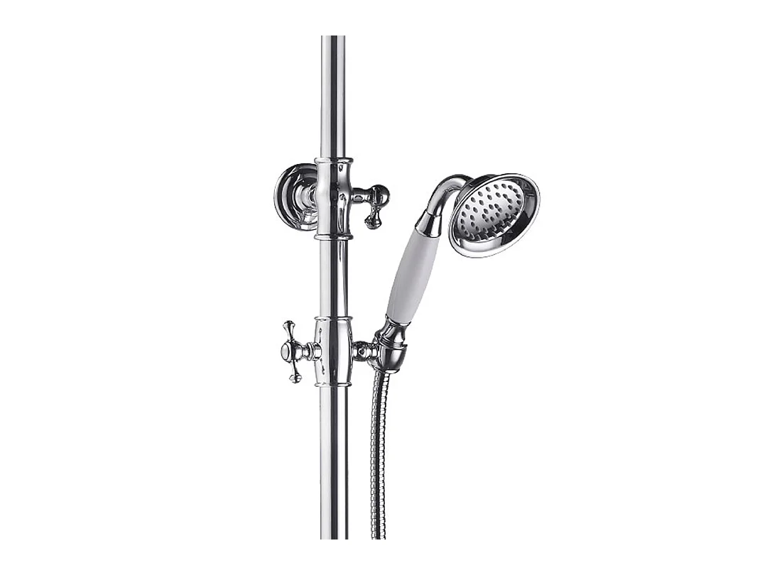 Leeds 2 colonne de douche mécanique rétro chromée - Essebagno