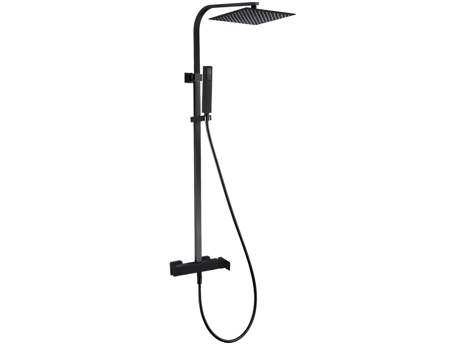 Kiara Duschsäule Mechanische schwarz Essebagno