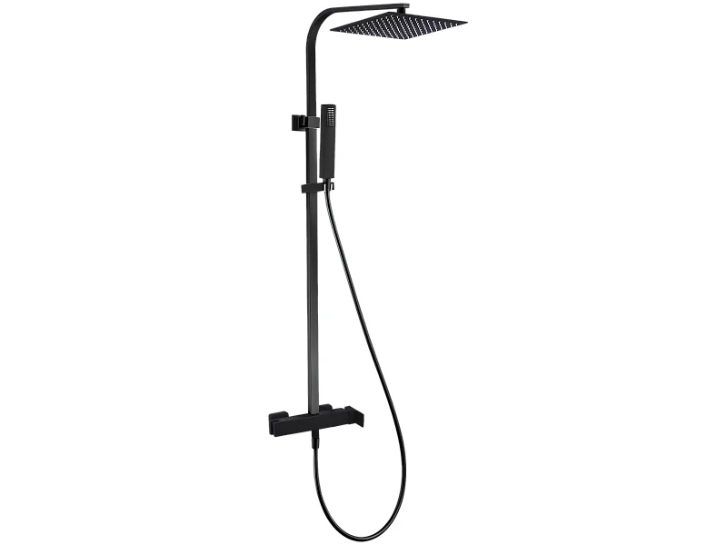 Kiara Coluna de duche mecânica preto Essebagno