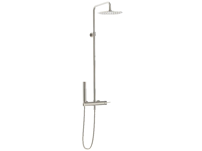 Luisa colonne de douche mécanique façon inox - Essebagno