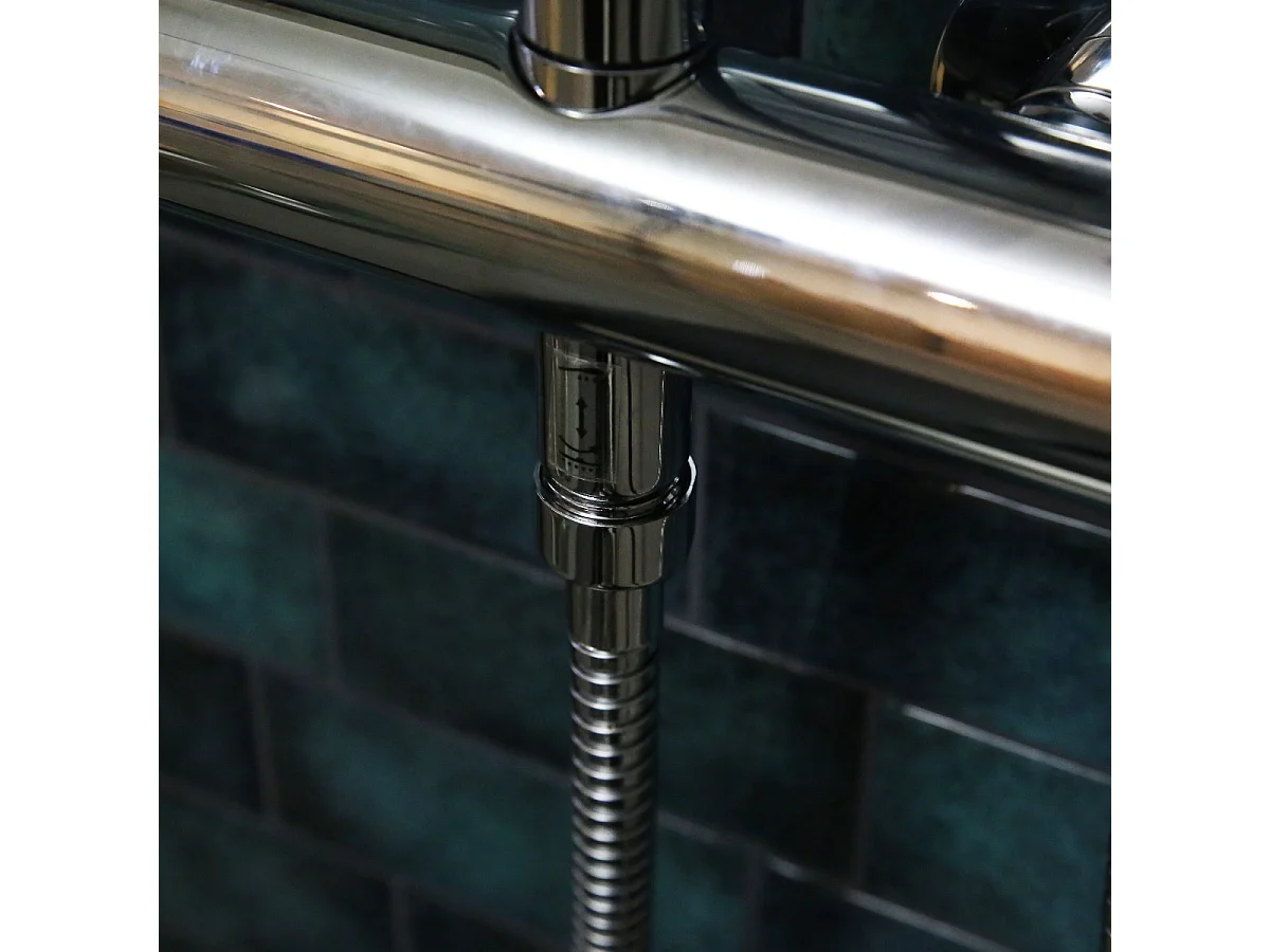 Luisa colonne de douche mécanique chromée - Essebagno