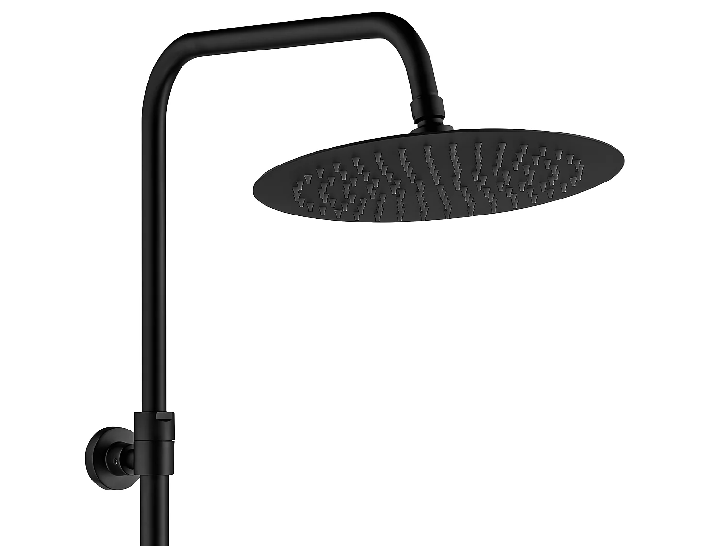 Luisa Columna de ducha mecánica negro Essebagno