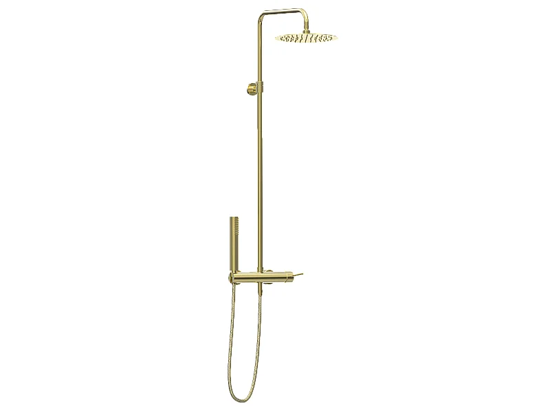 Kiwo Conjunto de duche mecanica ouro Essebagno
