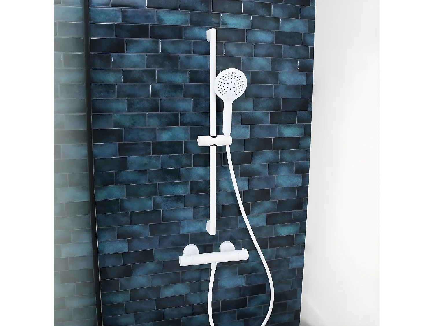 Luisa Thermostat-Duscharmatur, Weiß Essebagno