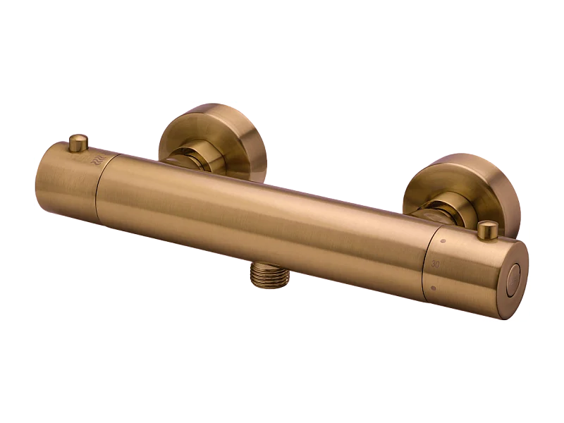 Luisa Thermostat-Duschmischer gebürstetem Kupfer Essebagno