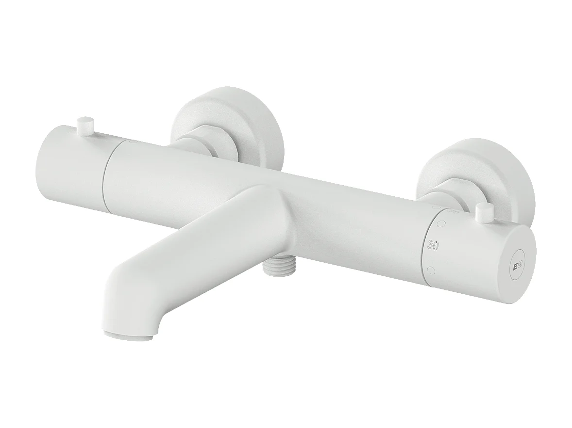 Luisa mezclador termostático para bañera-ducha blanco Essebagno