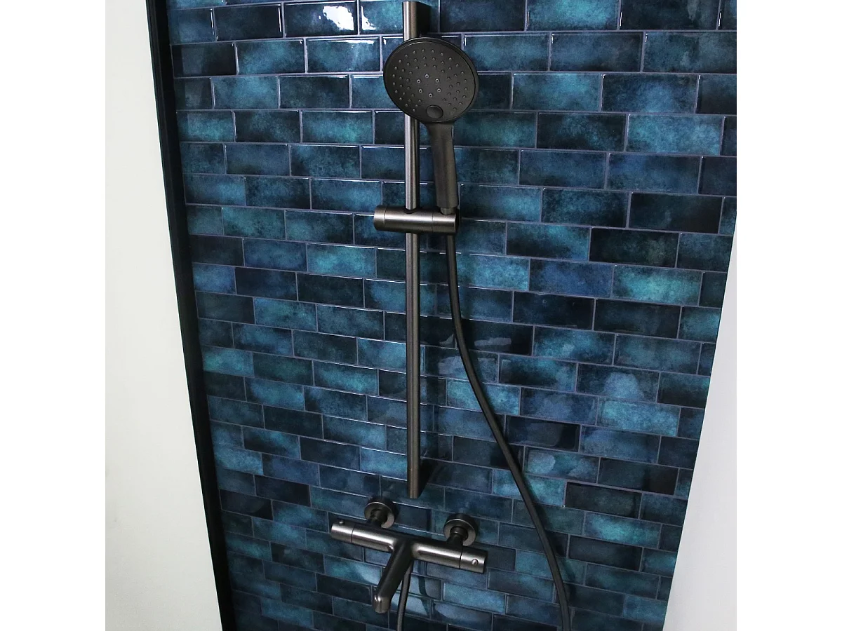 Luisa Thermostat-Wannen- und Brausemischer metallgrau Essebagno