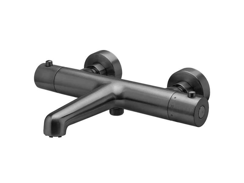 Luisa mitigeur bain-douche thermostatique gris gun métal - Essebagno