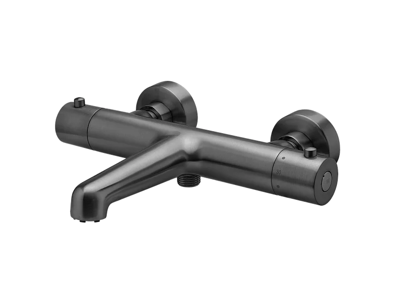 Luisa mezclador termostático para bañera-ducha gris metalizado Essebagno