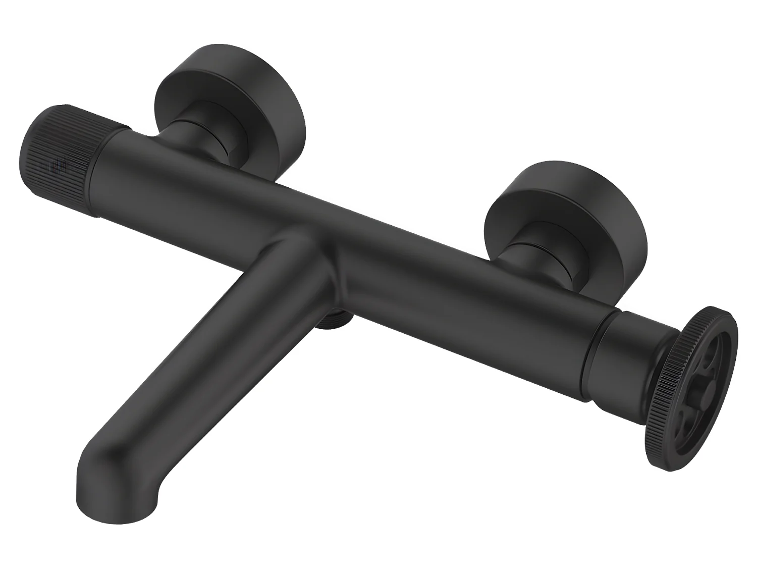 Indus Wannenbatterie schwarz Essebagno