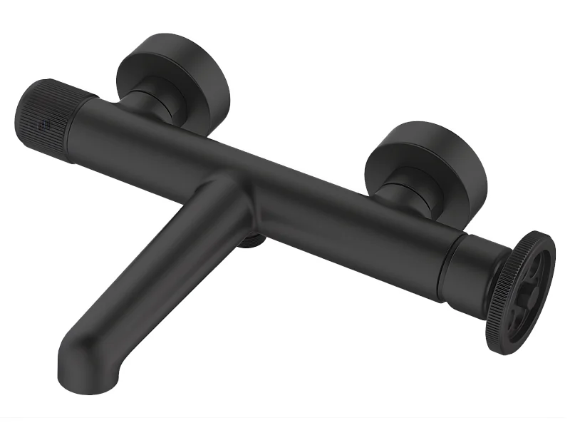 Indus mitigeur bain-douche mécanique noir - Essebagno