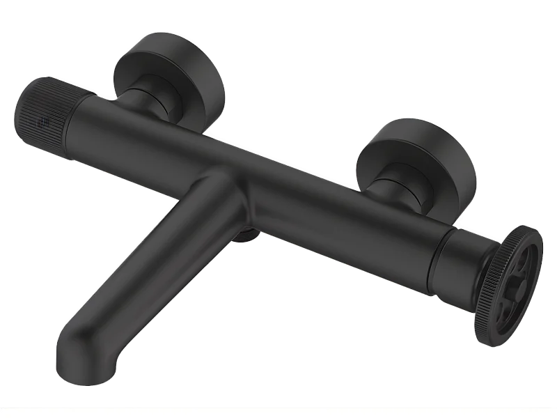 Indus Wannenbatterie schwarz Essebagno