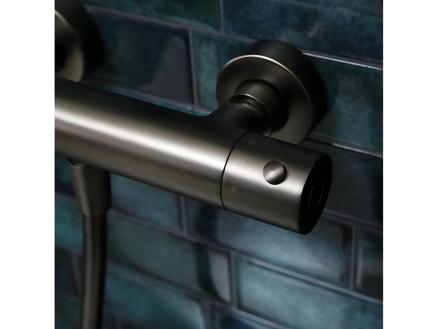 Luisa Thermostat-Duscharmatur, Gunmetal Essebagno