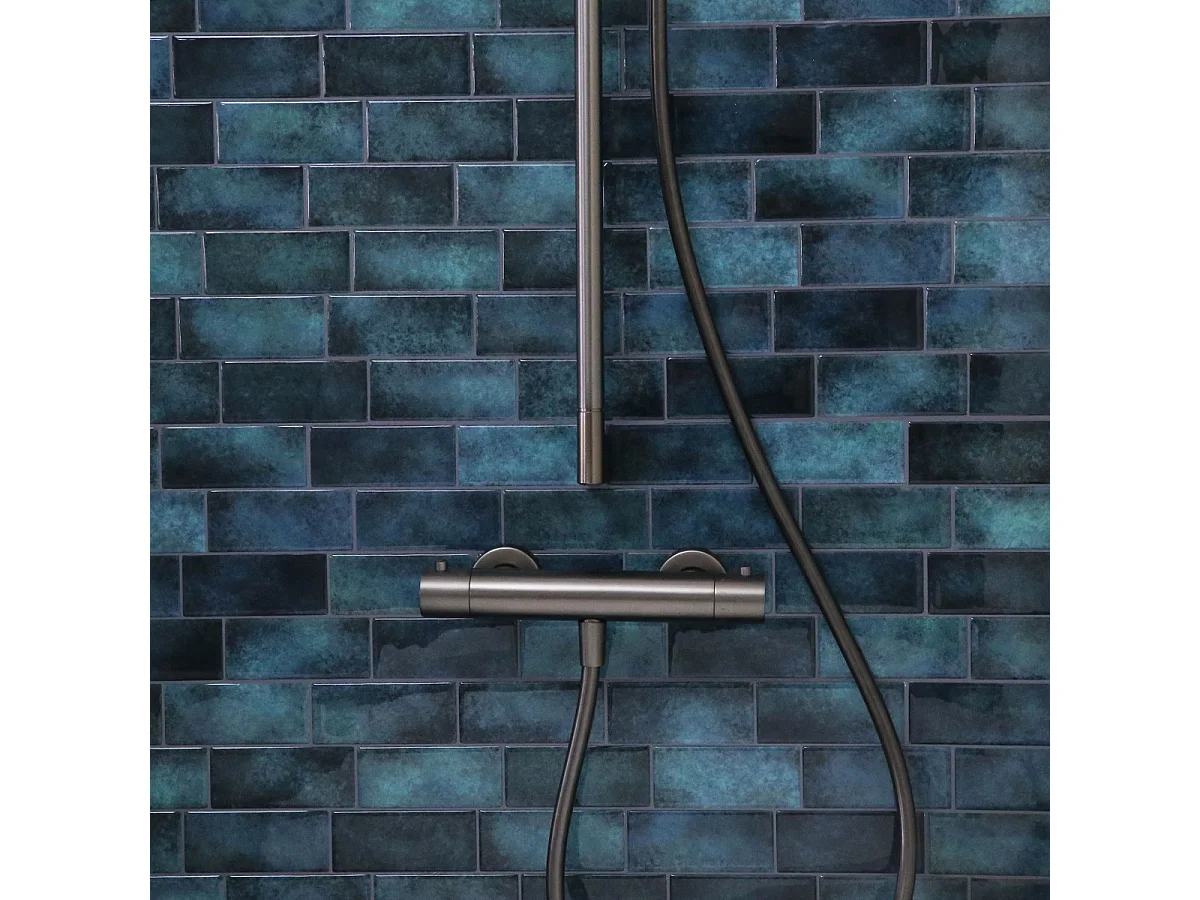 Luisa Thermostat-Duschmischer in Metallic-Grau Essebagno