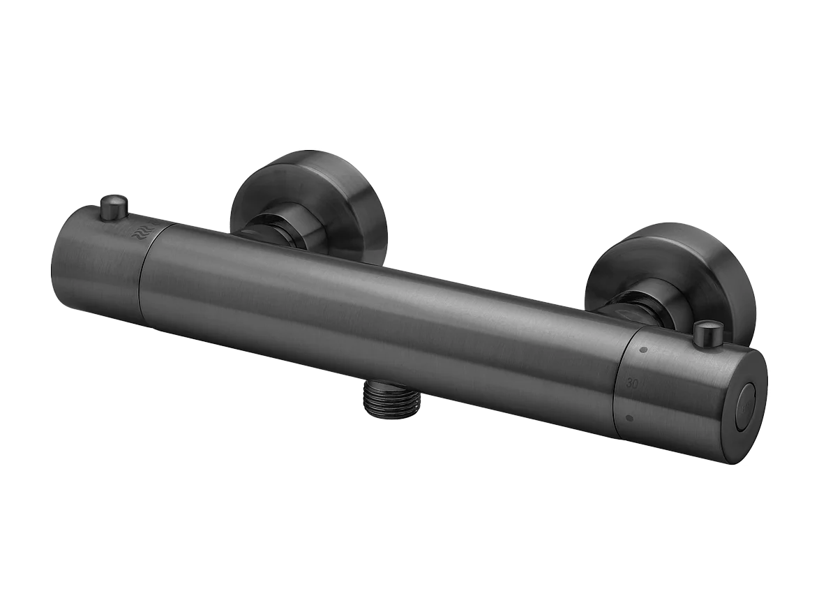 Luisa miscelatore doccia termostatico grigio metallizzato Essebagno