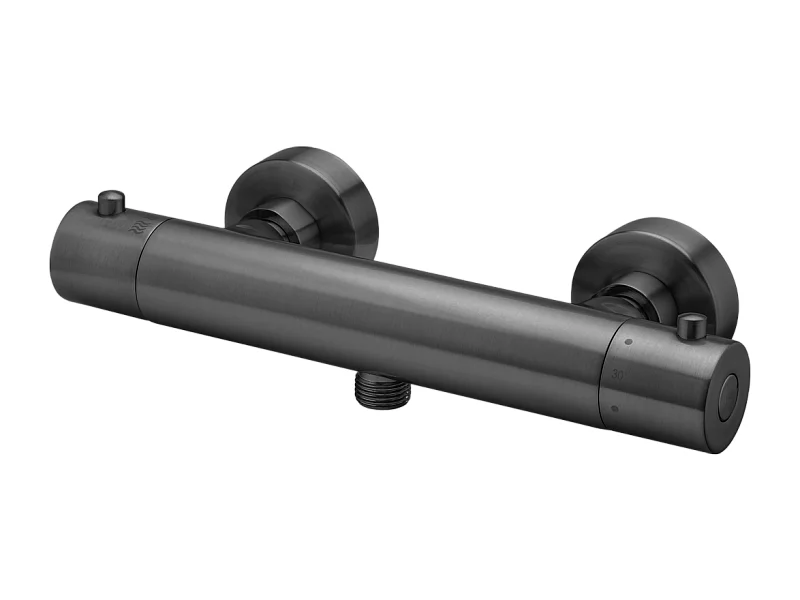 Luisa misturador termostático para chuveiro cinza metálico Essebagno