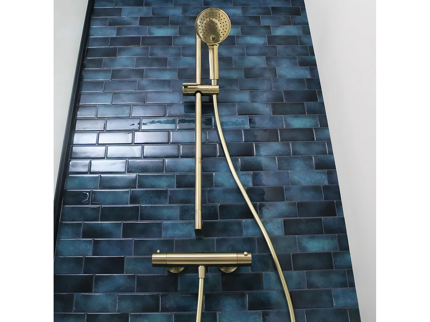 Luisa Thermostat-Duscharmatur, Gold Essebagno