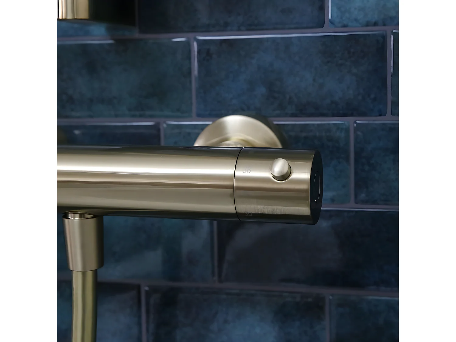 Luisa Thermostat-Duscharmatur, Gold Essebagno