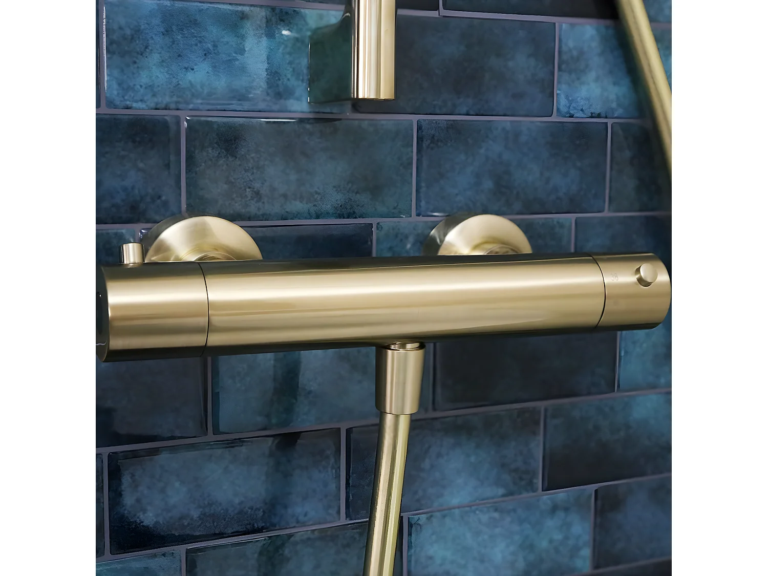 Luisa Thermostat-Duscharmatur, Gold Essebagno