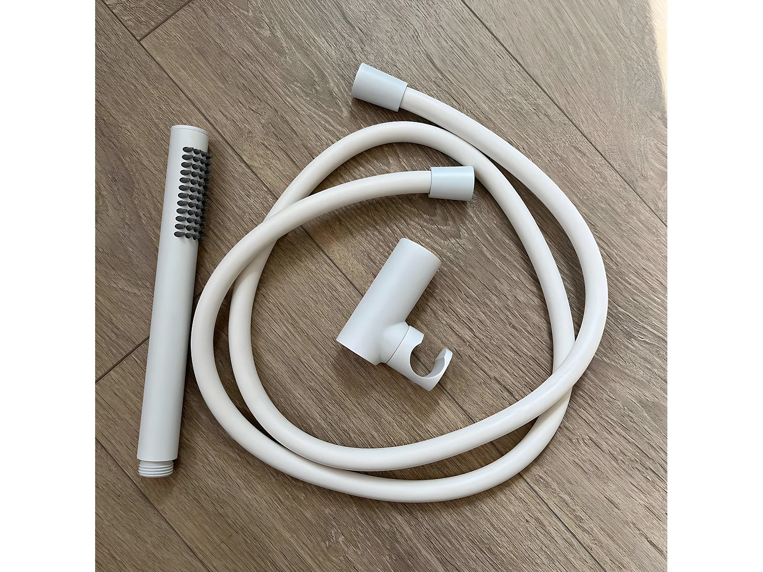 Luisa combiné support de douche blanc 3 pièces - Essebagno