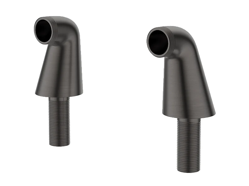 Standfuß für Wannenrandarmatur in Gunmetal Essebagno