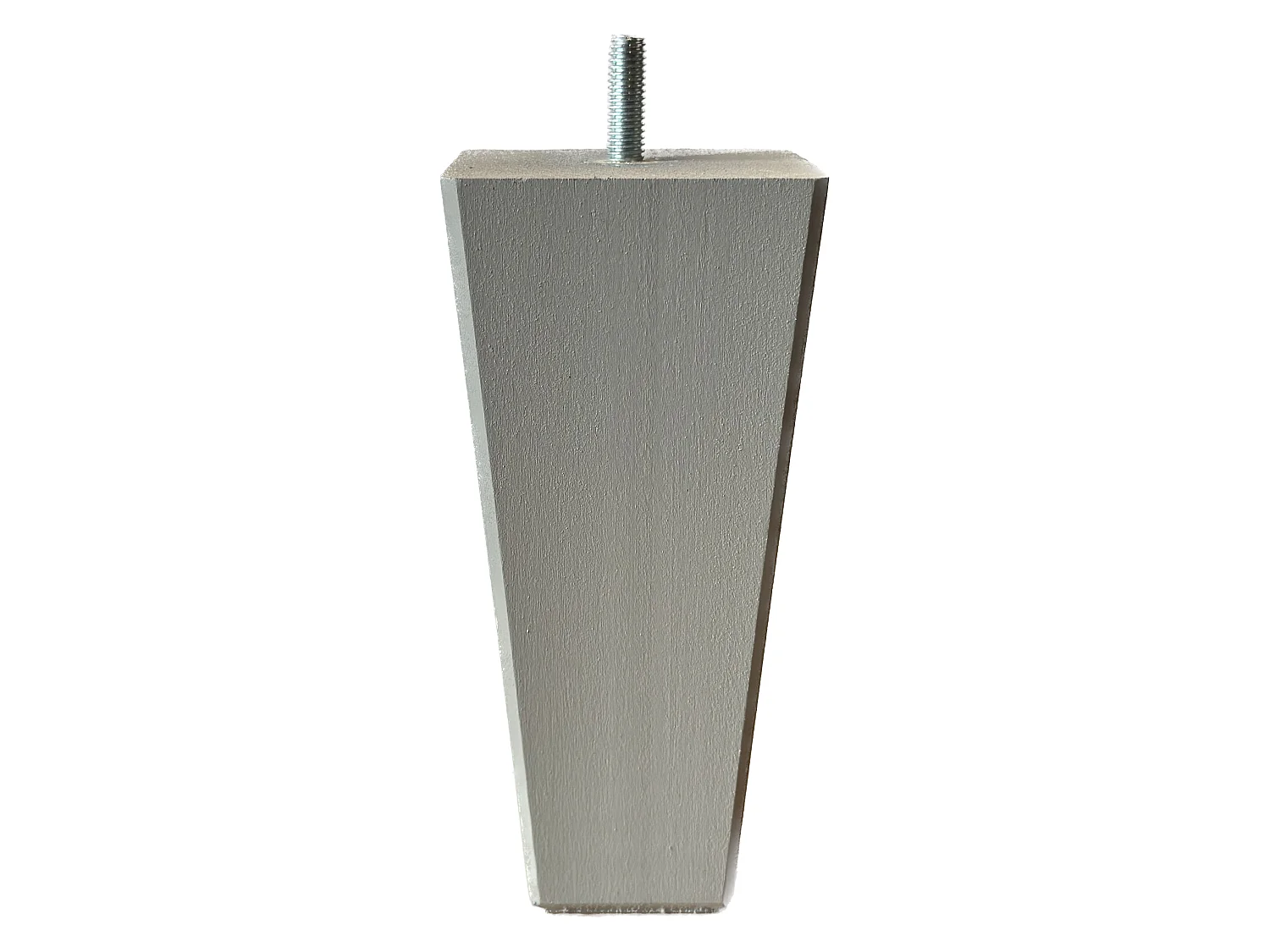 4 pieds fuseau tronqué gris clair 15 cm