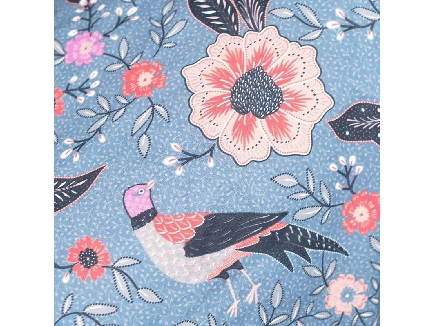 Bettwäscheset – 240 x 260 cm – Baumwolle mit Blumendruck