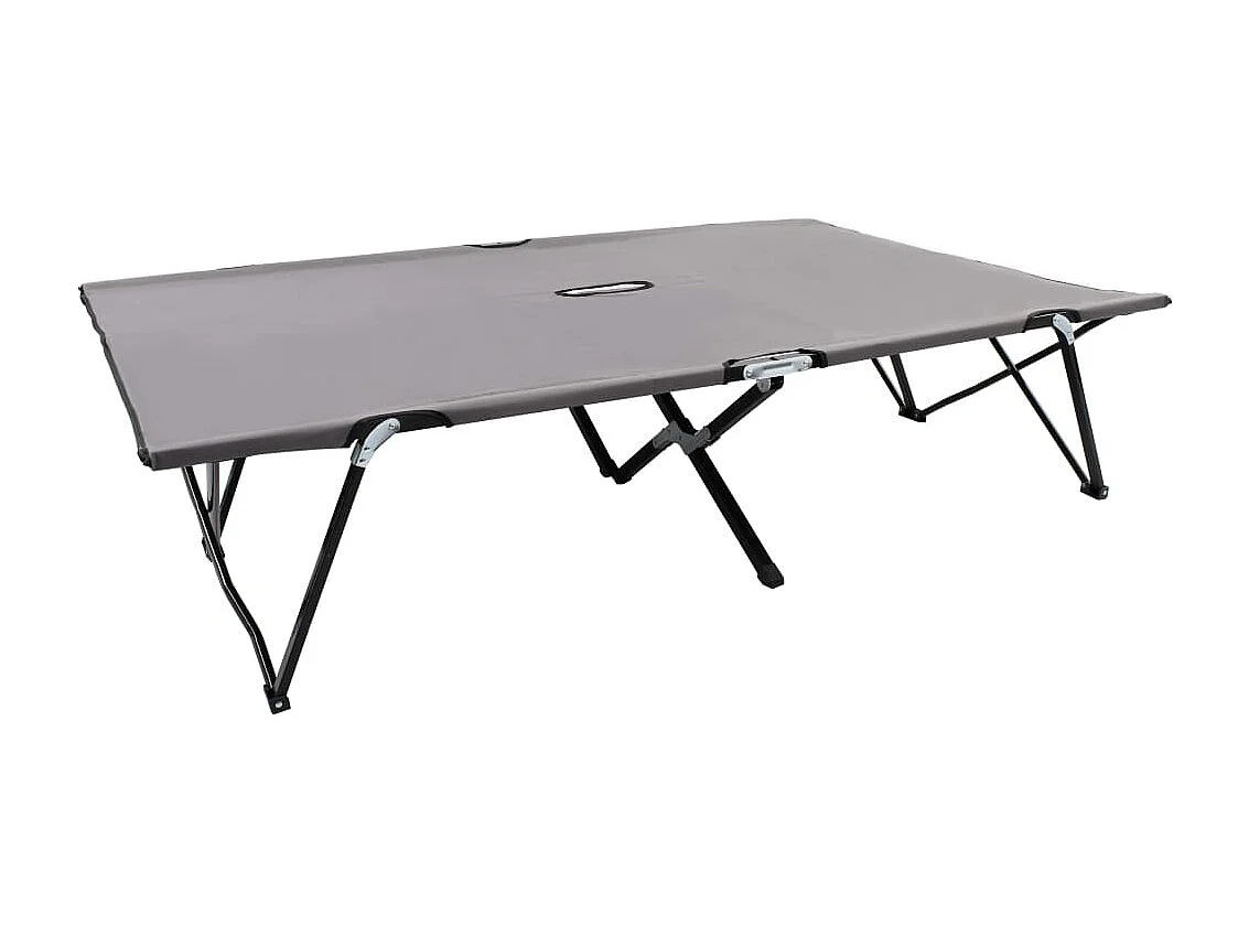 Transat chaise longue bain grise 193 x 125 x 40 cm 02_0012789