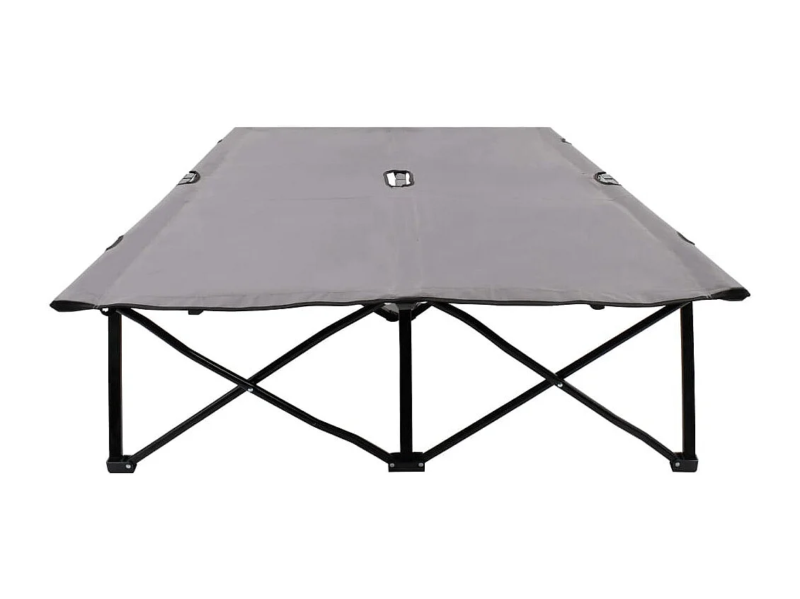 Transat chaise longue bain grise 193 x 125 x 40 cm 02_0012789