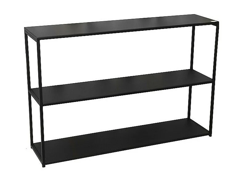 Bibliothèque Charleston 3 étagères acier