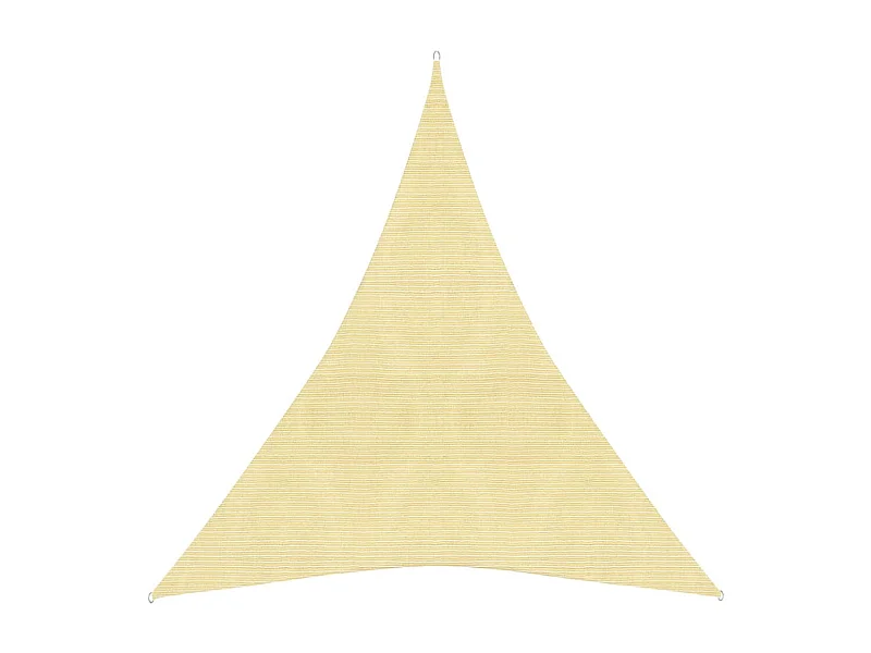 Vela de sombra para sombrilla 160 g/m² HDPE 3 x 4 x 4 m beige 02_0008972