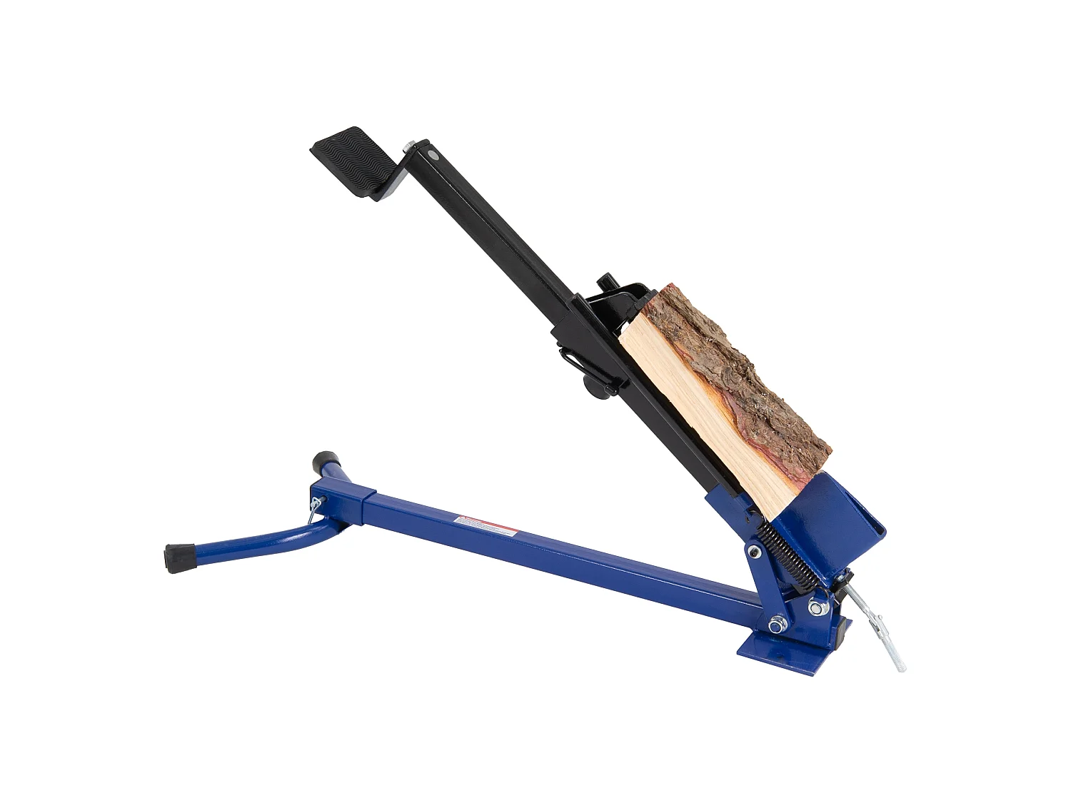 Fendeuse de bûches de bois à pied fendeuse de blocs 1,2 T manuel avec pédale