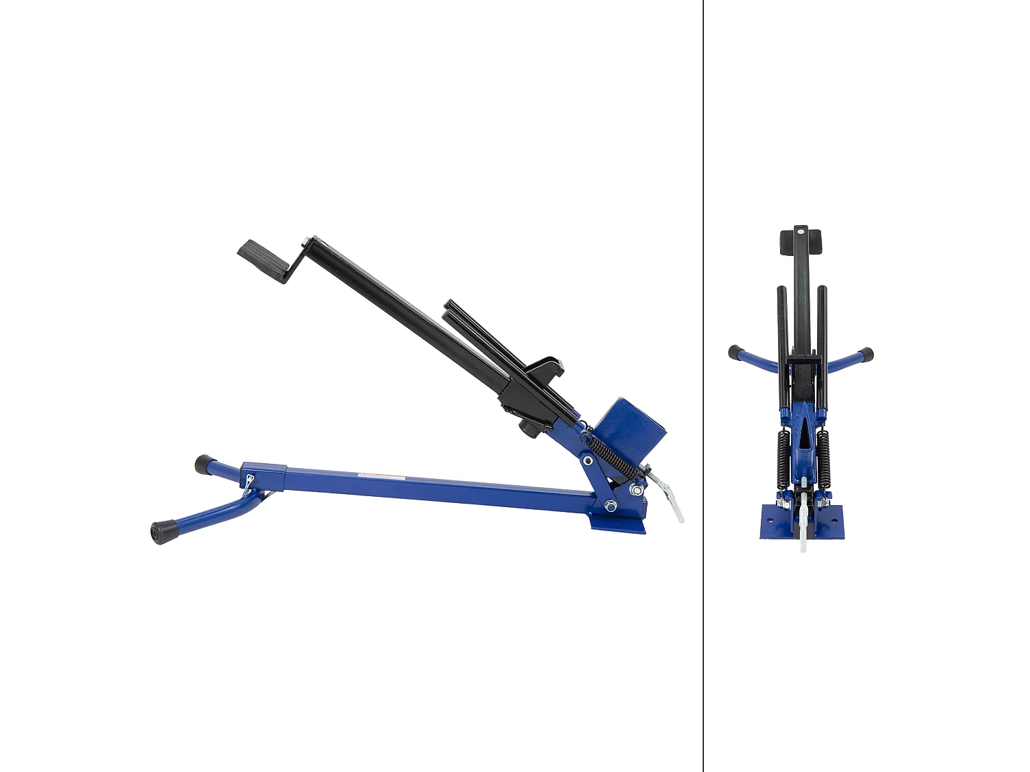 Fendeuse de bûches de bois à pied fendeuse de blocs 1,2 T manuel avec pédale