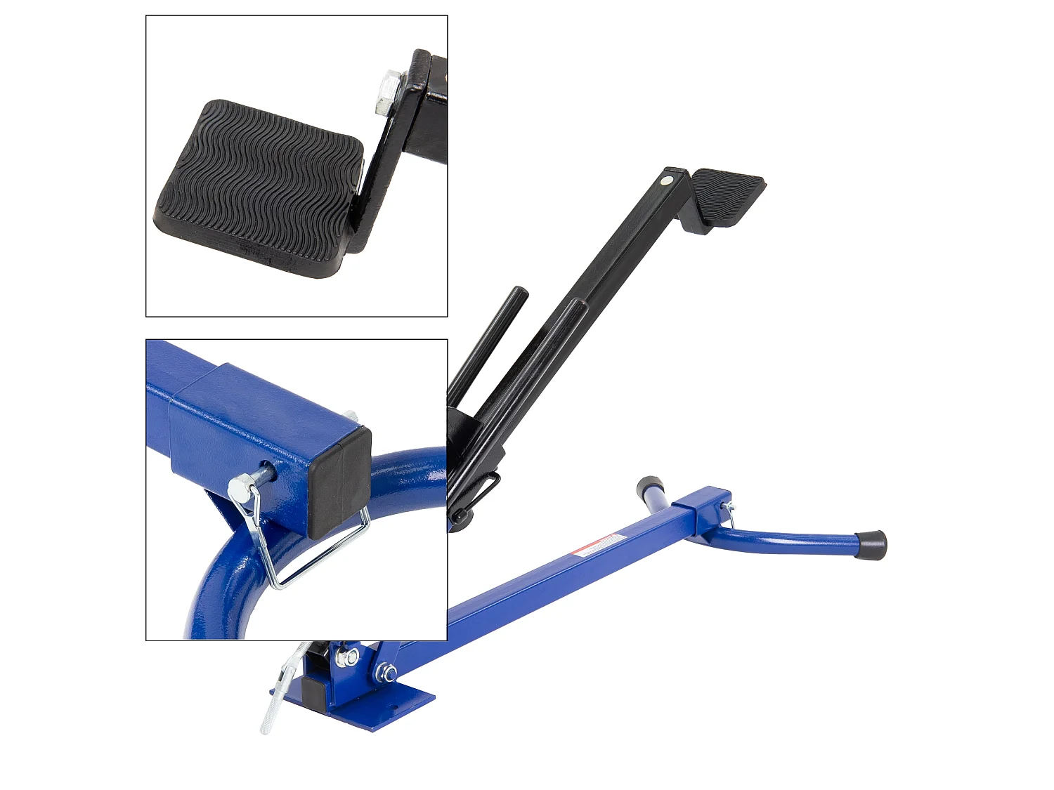 Fendeuse de bûches de bois à pied fendeuse de blocs 1,2 T manuel avec pédale