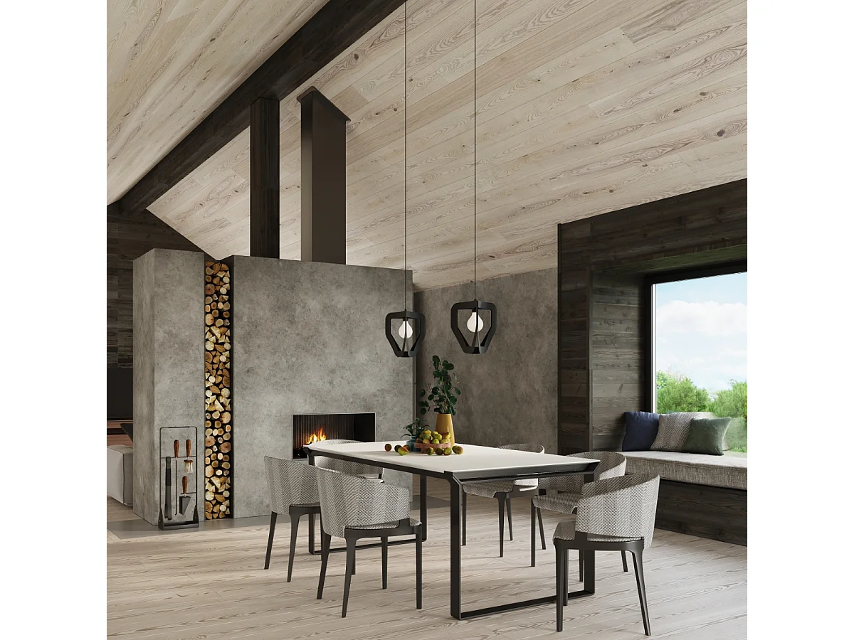 Lampa wisząca TRES czarna